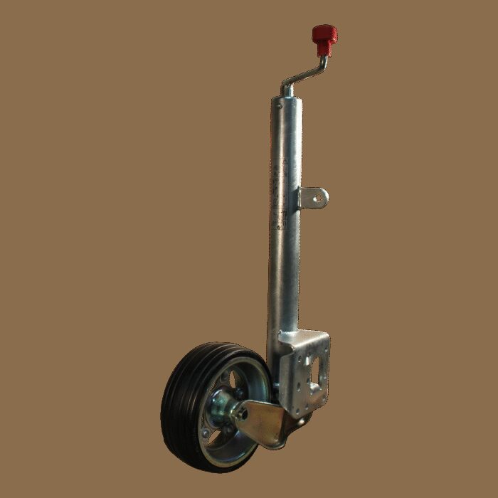 steunwiel automatisch opklapbaar 230x80mm Ø60x4mm