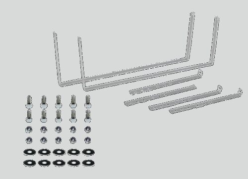 accessoire disselkist L-beugels Stabilo®-box Hitch 500-2 en 600-3