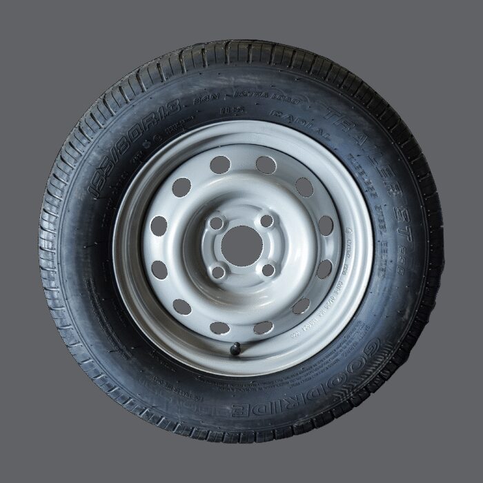 luchtband + wiel 155/80R13 ST290 TL + 4Jx13H2 ET30 57/100/4 TR13 84 N - Afbeelding 3