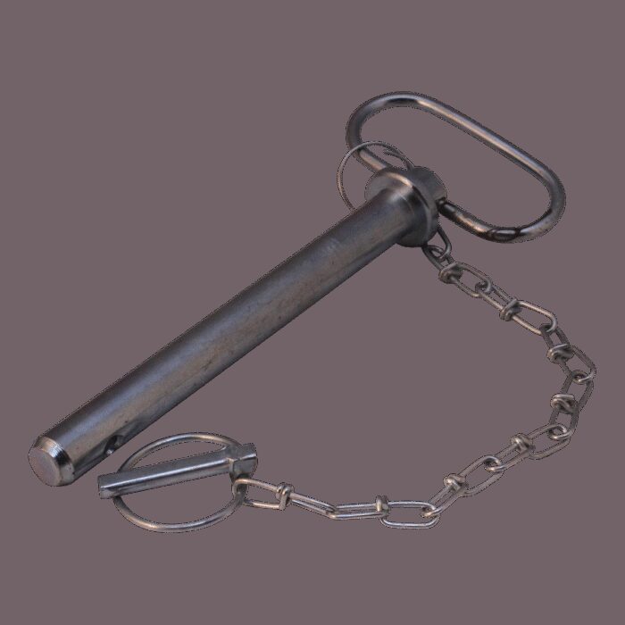 pen voor gatenbalk met ketting Ø22 165mm