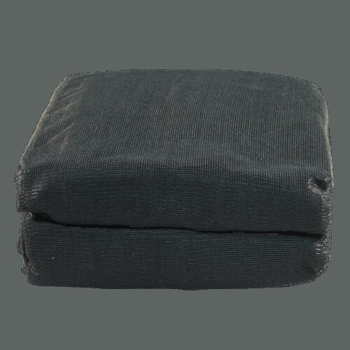 gaaskleed, premium kwaliteit 3200x1600mm PVC, 350 gr/m2 gitzwart RAL 9005