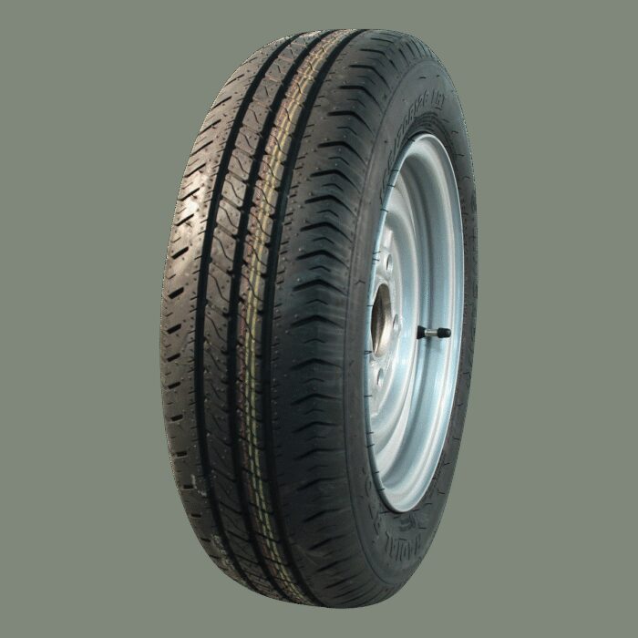 luchtband + wiel 135/80 R13 R701 M+S + 4Jx13H2 ET30 57/100/4 74 N staal grijs