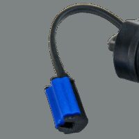 kentekenlamp LED 12/24 V 83 x 50 x 30mm DC kabel 200mm, 0,75mm² 45mm  CE, ECE-R10 / R7 / R4 wit - Afbeelding 4