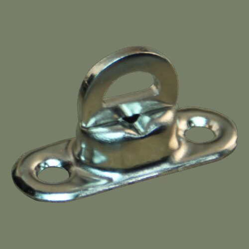 draaisluiting messing vernikkeld voor zeilring 17x11mm