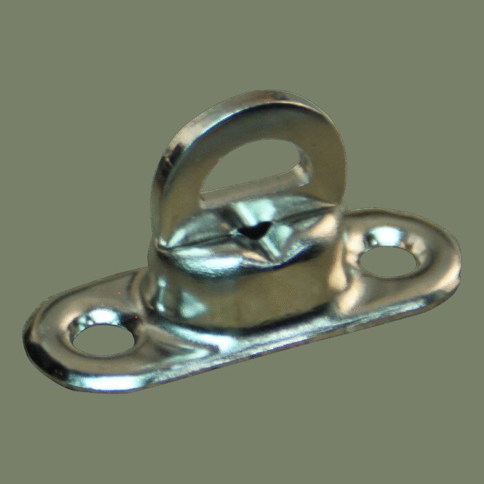 draaisluiting messing vernikkeld voor zeilring 17x11mm