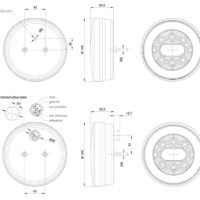 achterlicht LED links of rechts (universeel) 5 PIN's bajonet remlicht knipperlicht    neon-achterlicht  IP68 12/24 V Lavaflow - Afbeelding 4