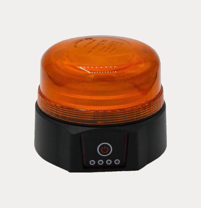 zwaailamp oranje magneetvoet oplaadbaar