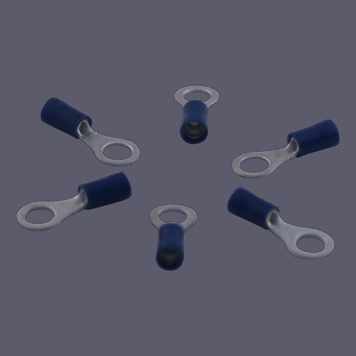 ringkabelschoen voor draad 1,5 - 2,5mm2 , M6 , blauw