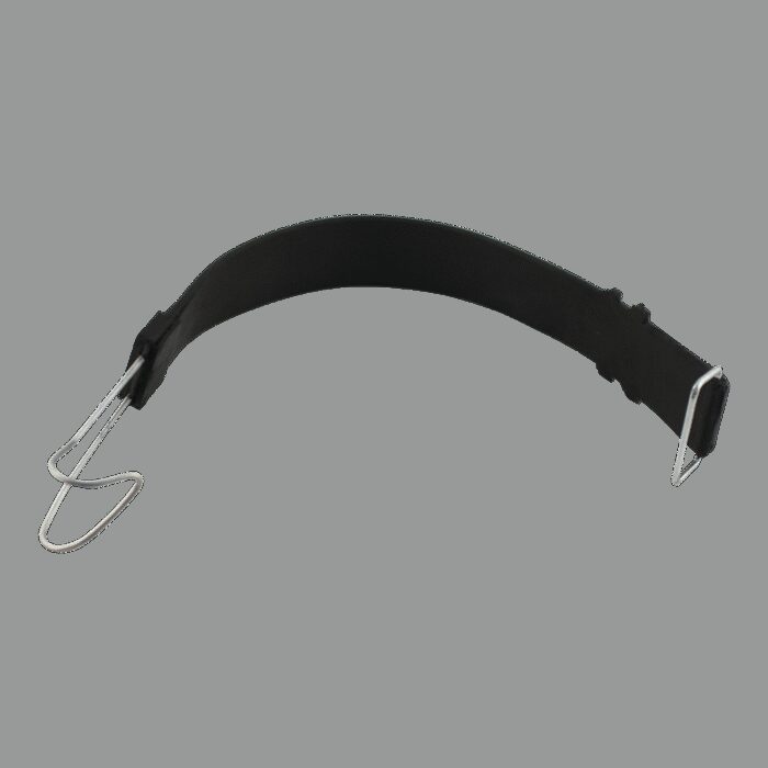 spanband voor rolcontainer zwart 45mm 610mm rubber