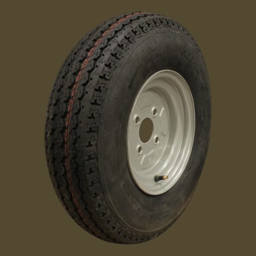 luchtband + wiel 5.00-10 KT-715 4PR + 3.50Bx10H2 ET0 85/115/4 72 N staal grijs