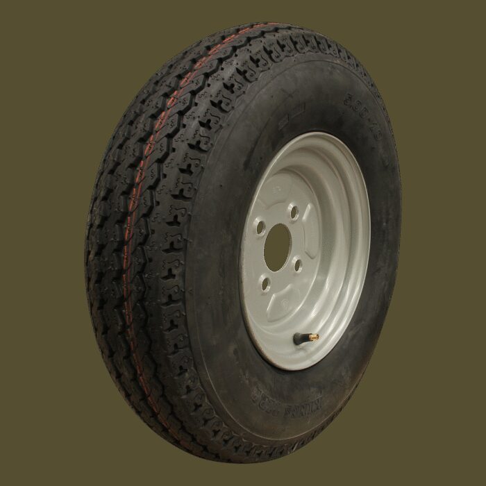 luchtband + wiel 5.00-10 KT-715 4PR + 3.50Bx10H2 ET-2,5 60/100/4 72 N staal grijs