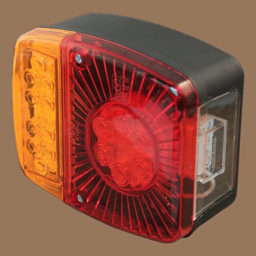 achterlicht 475 , LED 12V - 24V , universeel 5 PIN's bajonet