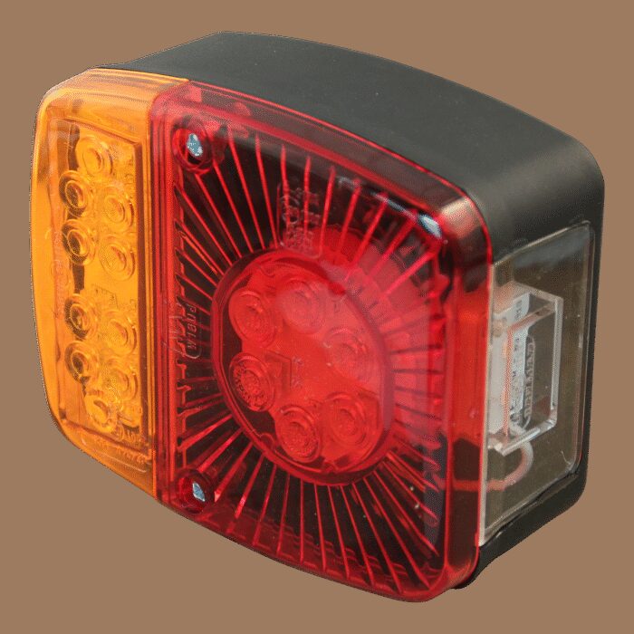 achterlicht 475 , LED 12V - 24V , universeel 5 PIN's bajonet