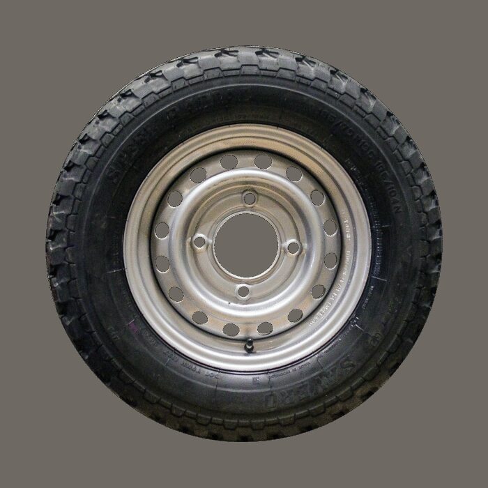 luchtband + wiel 185/70 R13C Savero M+S + 4½Jx13H2 ET25.4 95/139.7/4 106/104 N staal grijs - Afbeelding 3
