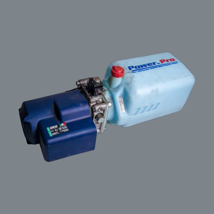hydr. compactaggregaat DC24V-3KW kunststof tank afstandbediening met kabel - Afbeelding 3
