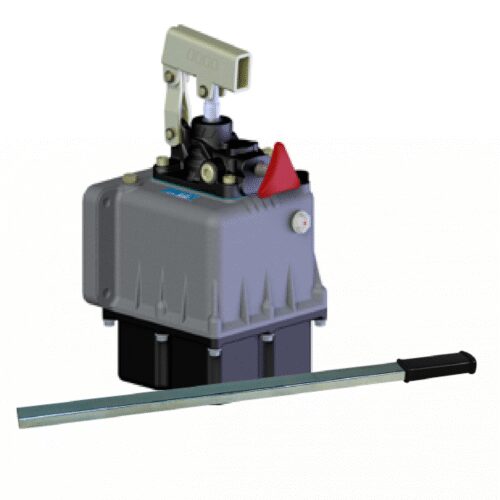 handpomp PMS45 handpomp 3L reservoir 45cm³ dubbel werkend aluminium / kunststof cilinder enkelwerkend