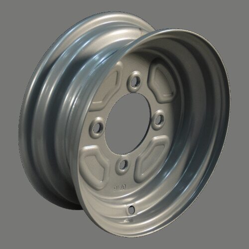 wiel 3.50Bx10H2 ET0 85/115/4 staal grijs