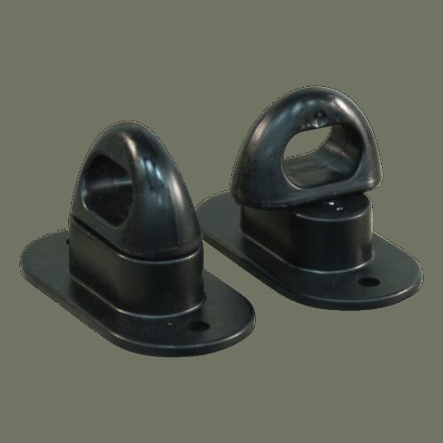 draaisluiting kunststof voor zeilring 42x22mm zwart