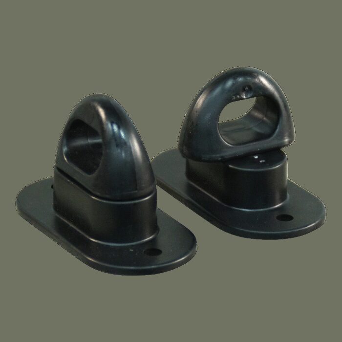 draaisluiting kunststof voor zeilring 42x22mm zwart