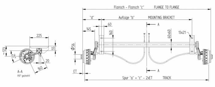 VGB7-L 750kg 1200mm 25° - Afbeelding 2
