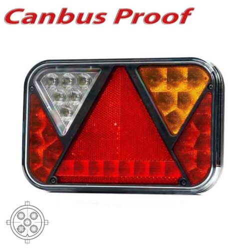 achterlicht VC-2732B5CAN 12 V rechts 5 PIN's bajonet