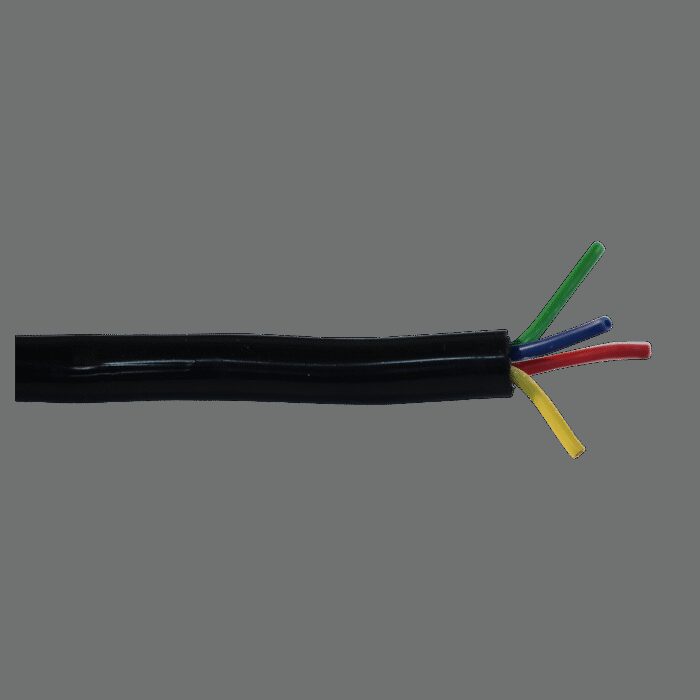 verlichtingskabel 4 x 1.0mm² 50 meter per rol