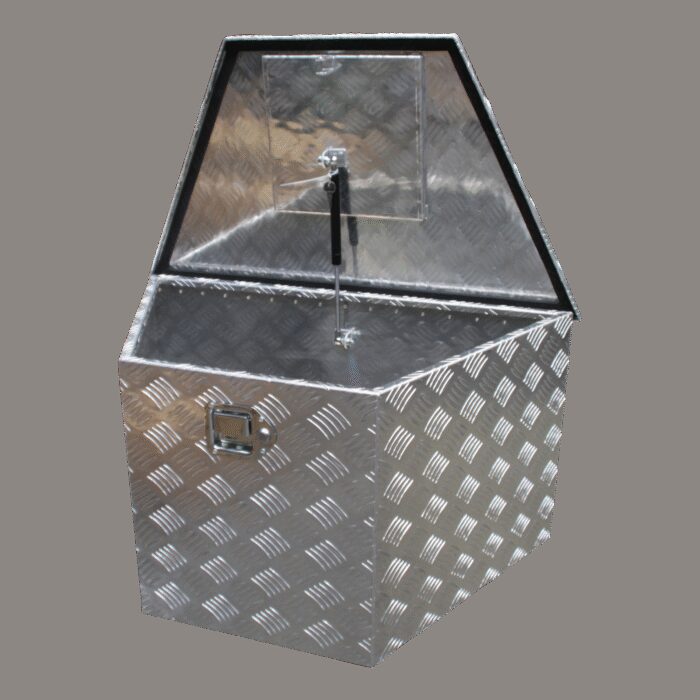 disselbox aluminium 864x406x482x457 (L x L x B x H) kofferslot - Afbeelding 2
