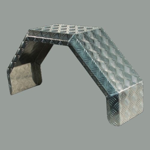 spatscherm enkel as aluminium 230mm x 800mm