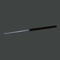 gasdrukveer (G) 14-28 300 750 750N cilinder met 2 componenten lak gitzwart RAL 9005 - Afbeelding 2