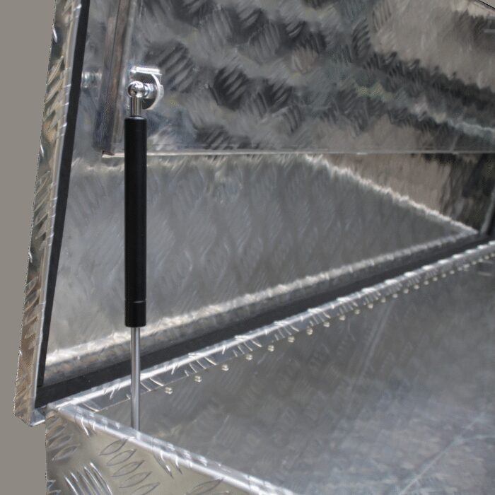 gereedschapskist aluminium 1485x380x380mm kofferslot - Afbeelding 2