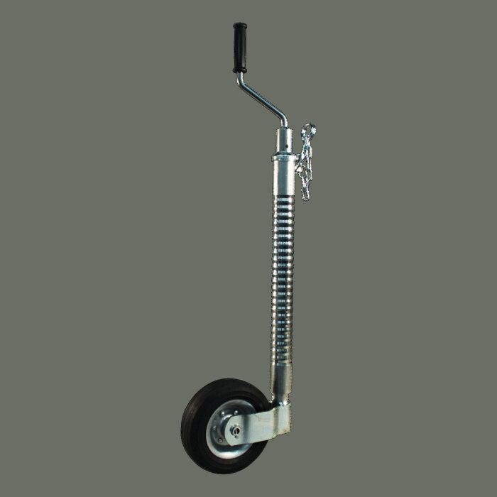steunwiel geribd Ø48mm 205x50mm stalen velg