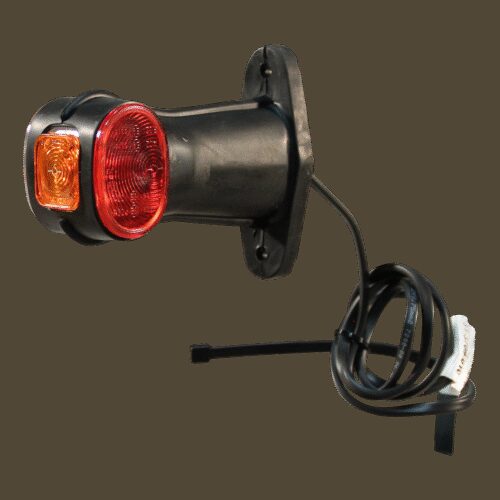 contourlamp Superpoint II versie "kort" rood / wit / oranje DC kabel 1000mm