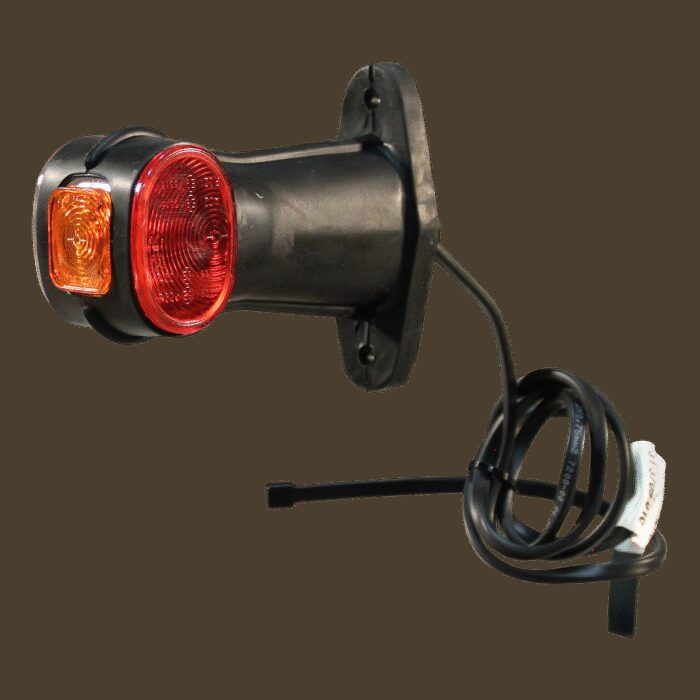contourlamp Superpoint II versie "kort" rood / wit / oranje DC kabel 1000mm