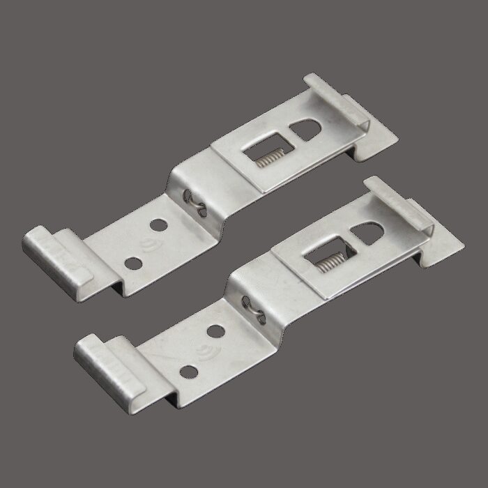 nummerplaatklem RVS