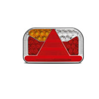 achterlicht LED links 7 PIN's AMP connector remlicht knipperlicht kentekenlicht onderzijde mistlicht achteruitrijlamp neon-achterlicht lengte driehoek IP68 12/24 V Lavaflow - Afbeelding 2