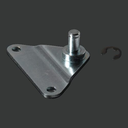 bevestigingsplaat met pen BA01/Z08 verzinkt Max 1200N, met borgveer.
