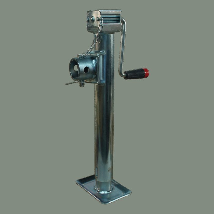 steunpoot wegklapbaar LT Ø57mm 1300kg verzinkt 370mm 560mm