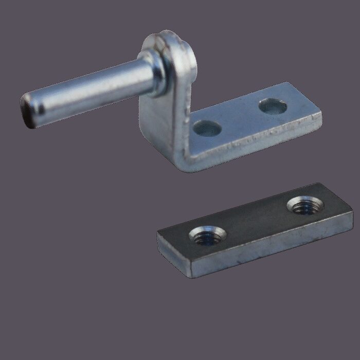 scharnierpen scharnierpen + tegenplaat tegenplaat verzinkt h.o.h. 30mm