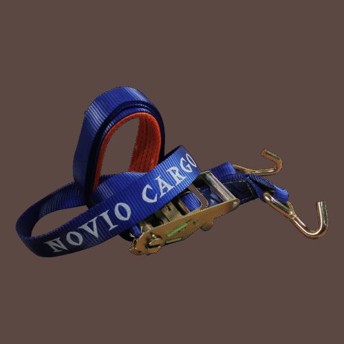 spanband voor autotransporter  overval-model blauw/oranje 50mm 3900mm Novio Cargo