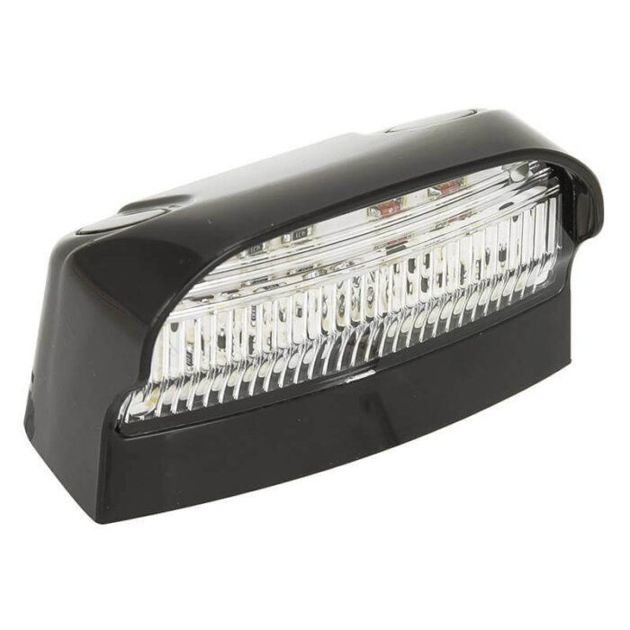 kentekenlamp LED 12/24 V 70 x 42 x 40mm 200mm  IP67 CE, ECE-R10 / R4 wit