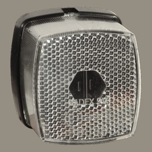 breedtelicht met reflector serie 910 wit Kabeltule