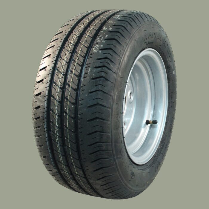 luchtband + wiel 195/55 R10C R701 M+S + 6.00Ix10H2 ET-4 66,5/112/5 98/96 N staal grijs