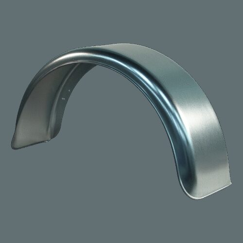 spatscherm enkel as staal 220mm x 800mm rond model