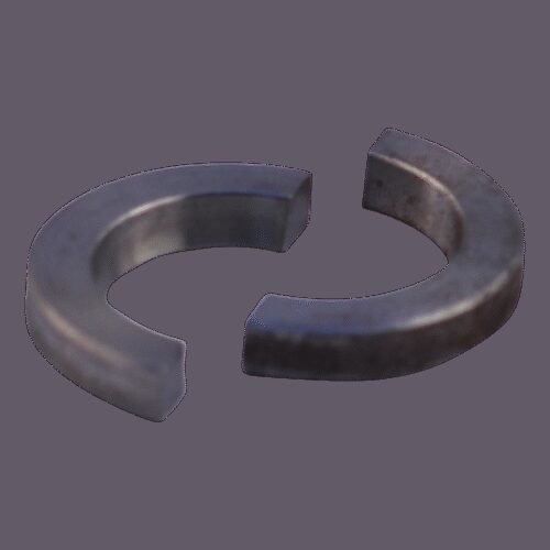 2 x halve ring voor montage pan op kogel Ø45mm