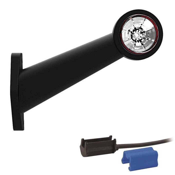 contourlamp 194 x 135 x 45mm 76mm rood/wit Rood/wit links DC kabel 200mm, 0,75mm²  12/24 V CE, ECE-R10 / R7