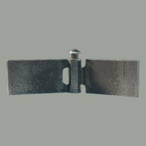 recht portierscharnier met rvs pen 30 x 60mm scharnierblad blank