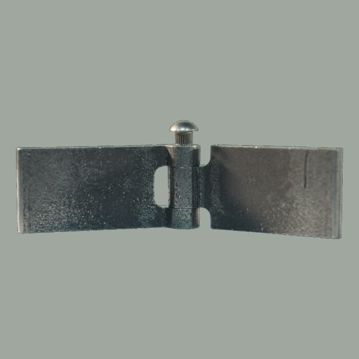 recht portierscharnier met rvs pen 30 x 60mm scharnierblad blank