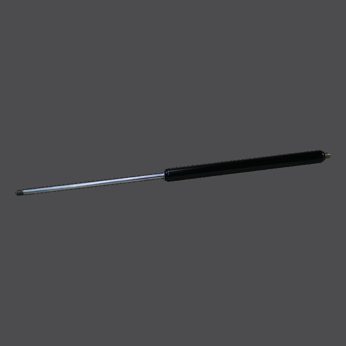 gasdrukveer (G) 08-19 150 345 400N cilinder met UV lak gitzwart RAL 9005