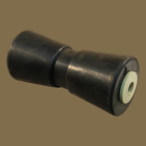 kielrol rubber zwart Ø85mm 194mm Ø17,5