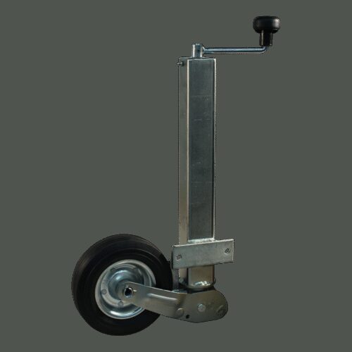 steunwiel automatisch opklapbaar Ø200x60mm ⧄60mm stalen velg